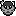 Diēs, the Kratzen Cat, a grey favicon with scruffy fur, a pouty face, bright eyes and ears, and many dark markings along her round head.