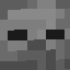 A zombie’s face from “Minecraft”.